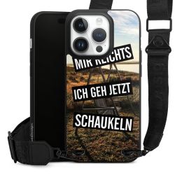 Organic Carry Case mit MagSafe schwarz Gurtband schwarz