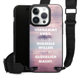 Organic Carry Case mit MagSafe schwarz Gurtband schwarz