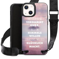 Organic Carry Case mit MagSafe schwarz Gurtband schwarz