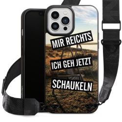 Organic Carry Case mit MagSafe schwarz Gurtband schwarz