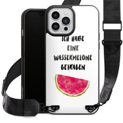 Organic Carry Case mit MagSafe schwarz Gurtband schwarz