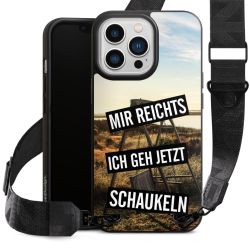 Organic Carry Case mit MagSafe schwarz Gurtband schwarz