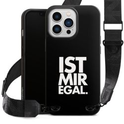 Organic Carry Case mit MagSafe schwarz Gurtband schwarz