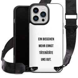 Organic Carry Case mit MagSafe schwarz Gurtband schwarz