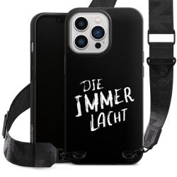 Organic Carry Case mit MagSafe schwarz Gurtband schwarz