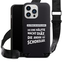 Organic Carry Case mit MagSafe schwarz Gurtband schwarz