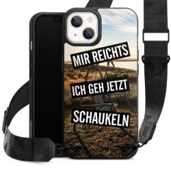 Organic Carry Case mit MagSafe schwarz Gurtband schwarz