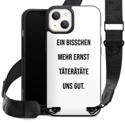 Organic Carry Case mit MagSafe schwarz Gurtband schwarz