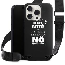 Organic Carry Case mit MagSafe schwarz Gurtband schwarz