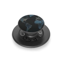 Mappa del mondo con luce notturna