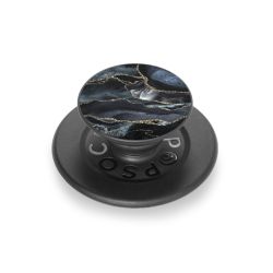 Dunkler Marmor Gold Glitzerlook