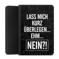 Reisepasshülle schwarz