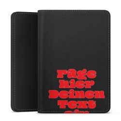 Reisepasshülle schwarz