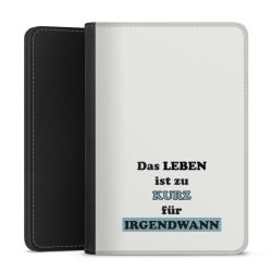 Reisepasshülle schwarz