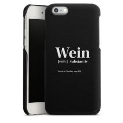 Leder Case schwarz