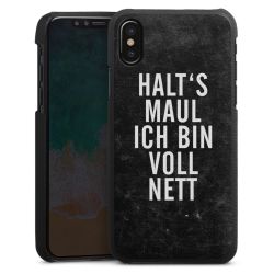 Leder Case schwarz