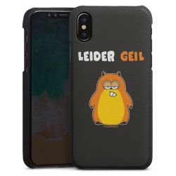 Leder Case schwarz