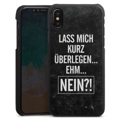 Leder Case schwarz