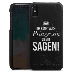 Leder Case schwarz