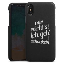 Leder Case schwarz