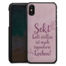 Leder Case schwarz