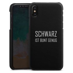 Leder Case schwarz