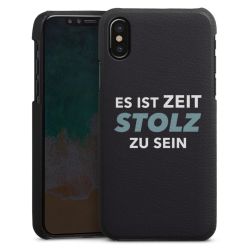 Leder Case schwarz