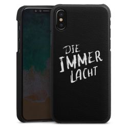 Leder Case schwarz