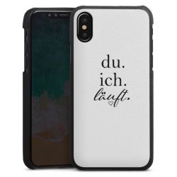 Leder Case schwarz