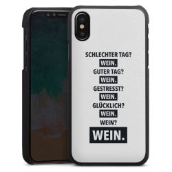 Leder Case schwarz