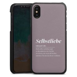 Leder Case schwarz