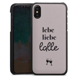 Leder Case schwarz