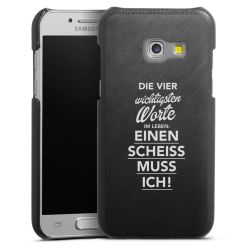 Leder Case schwarz