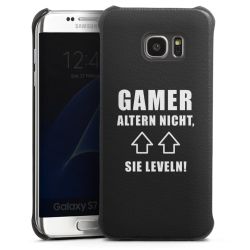 Leder Case schwarz