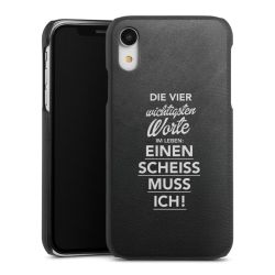 Leder Case schwarz