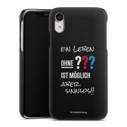 Leder Case schwarz