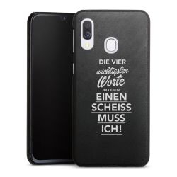 Leder Case schwarz