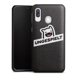 Leder Case schwarz