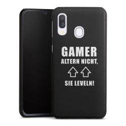 Leder Case schwarz