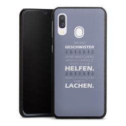 Leder Case schwarz