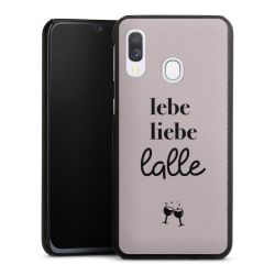 Leder Case schwarz