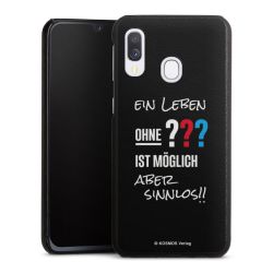 Leder Case schwarz