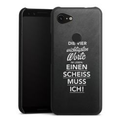 Leder Case schwarz