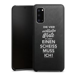 Leder Case schwarz