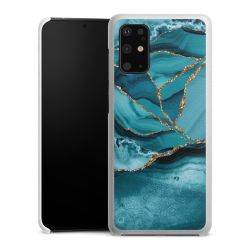 Eisblaue Marmor Landschaft