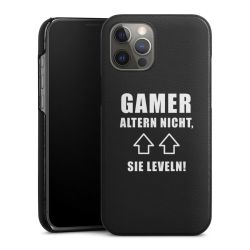 Leder Case schwarz