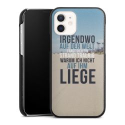 Leder Case schwarz