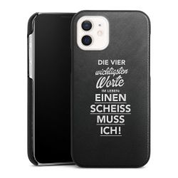 Leder Case schwarz