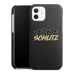 Leder Case schwarz