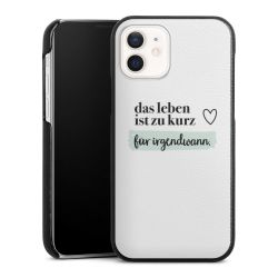 Leder Case schwarz